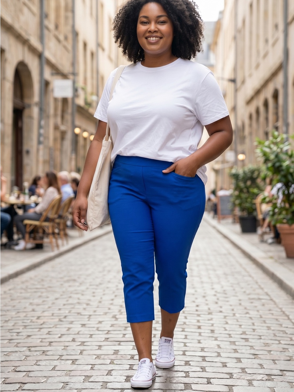 Chico’s Electric Blue Capri Pants